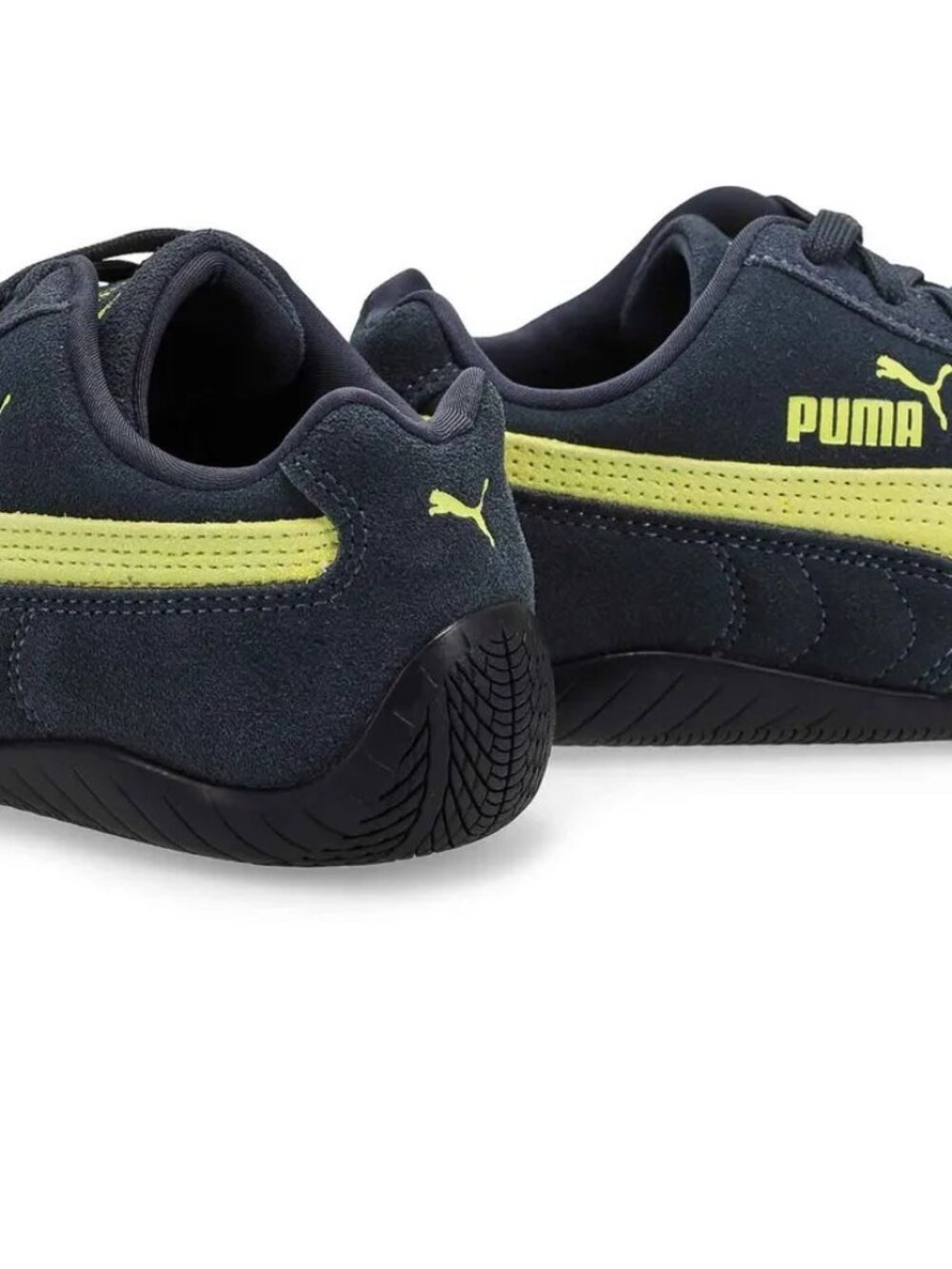 NEW Puma Speedcat OG Jr Race Inspired Sneakers Grey/Yellow Motorsport Size 4 - Picture 6 of 9